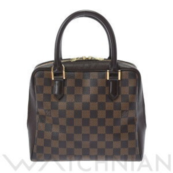 Louis Vuitton Damier Brera Brown Canvas Handbag Bag - Picture 1 of 9